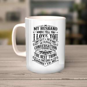 Кружка люблю мужа