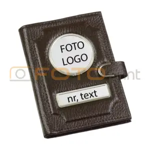 обложка для документов коричневая