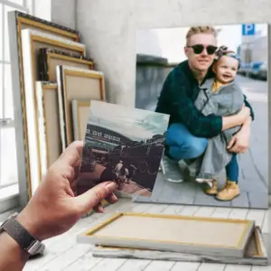 Фотографии и холст